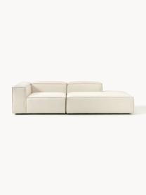 Diván modular Lennon, Tapizado: 100% poliéster Alta resis, Estructura: madera contrachapada de p, Patas: plástico Este producto es, Tejido blanco Off White, An 269 x F 119 cm, reposabrazos izquierdo