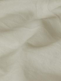 Lněný povlak na polštář se sepraným efektem Airy, Bílá, Š 40 cm, D 80 cm