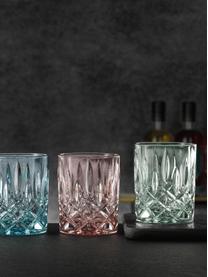 Kristall-Whiskygläser Noblesse, 2 Stück, Kristallglas, Mintgrün, Ø 8 x H 10 cm, 300 ml