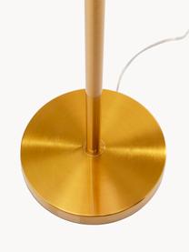 Stehlampe Feather Palm, Lampenschirm: Straußenfedern, Goldfarben, Rosa, H 165 cm