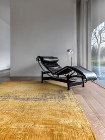 Tapis avec motif abstrait Liberty, 100 % polyester, Ocre, taupe, larg. 80 x long. 150 cm (taille XS)