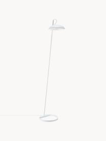 Lámpara de pie Versale, Cable: cubierto en tela, Blanco, Al 140 cm
