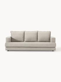 Sofa Tribeca (3-osobowa), Tapicerka: 100% poliester Dzięki tka, Stelaż: lite drewno sosnowe, Nogi: lite drewno bukowe, lakie, Jasnoszara tkanina, S 228 x G 104 cm