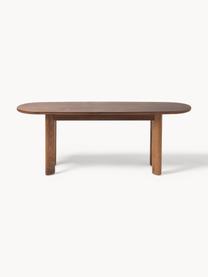 Banco de madera Waikiki, tamaños diferentes, Asiento: tablero de fibra de densi, Estructura: madera maciza de roble, c, madera de nogal, An 140 x Al 40 cm