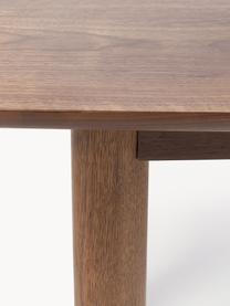 Banco de madera Waikiki, tamaños diferentes, Asiento: tablero de fibra de densi, Estructura: madera maciza de roble, c, madera de nogal, An 140 x Al 40 cm