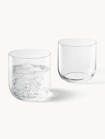 Vasos Eleia, 4 uds., Vidrio de cristal, Transparente, Ø 7 x Al 9 cm, 288 ml