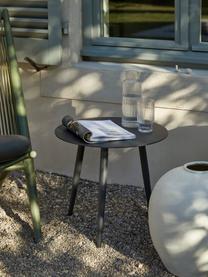 Tavolino rotondo da giardino color antracite Ridley, Antracite, Ø 50 x Alt. 48 cm