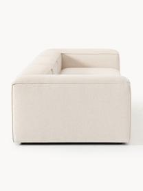 Modulares Sofa Lennon (4-Sitzer) aus Leinen-Mix, Bezug: 50 % Viskose, 25 % Leinen, Gestell: Fichtenholz, Sperrholz, m, Füße: Kunststoff Dieses Produkt, Leinen-Mix Beige, B 327 x T 119 cm