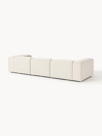 Modulares Sofa Lennon (4-Sitzer) aus Leinen-Mix, Bezug: 50 % Viskose, 25 % Leinen, Gestell: Fichtenholz, Sperrholz, m, Füße: Kunststoff Dieses Produkt, Leinen-Mix Beige, B 327 x T 119 cm