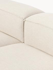 Modulares Sofa Lennon (4-Sitzer) aus Leinen-Mix, Bezug: 50 % Viskose, 25 % Leinen, Gestell: Fichtenholz, Sperrholz, m, Leinen-Mix Beige, B 327 x T 119 cm