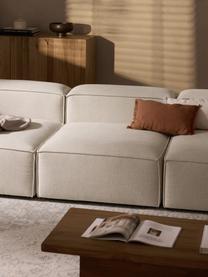 Modulares Sofa Lennon (4-Sitzer) aus Leinen-Mix, Bezug: 50 % Viskose, 25 % Leinen, Gestell: Fichtenholz, Sperrholz, m, Leinen-Mix Beige, B 327 x T 119 cm