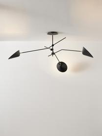 Veľká stropná lampa Neron, Čierna, Š 173 x H 170 cm