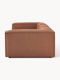 Sofa modułowa Lennon (4-osobowa), Tapicerka: 100% poliester Dzięki tka, Stelaż: lite drewno sosnowe, cert, Nogi: tworzywo sztuczne, Nugatowa tkanina, S 327 x G 119 cm