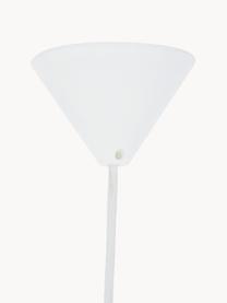 Hanglamp Eos van veren, Lampenkap: ganzenveren, RDS-gecertif, Wit, Ø 45 cm x H 30 cm