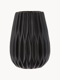 Petits vases en grès cérame Wilma, 3 élém., Grès cérame, Gris, noir, blanc, Lot de différentes tailles