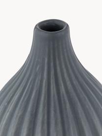 Petits vases en grès cérame Wilma, 3 élém., Grès cérame, Gris, noir, blanc, Lot de différentes tailles