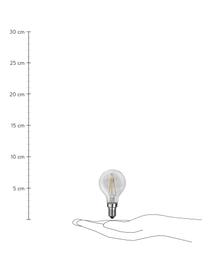 Lampadina E14, 250lm, bianco caldo, 1 pz, Lampadina: vetro, Trasparente, Ø 5 x Alt. 8 cm