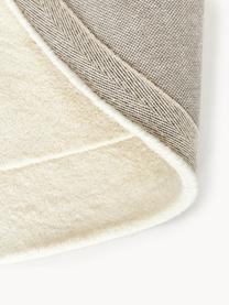 Tapis en laine de forme organique tufté main Kadey, Blanc crème, larg. 120 x long. 180 cm (taille S)