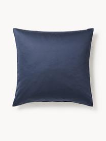 Baumwollsatin-Kissenbezug Comfort, Webart: Satin Fadendichte 300 TC,, Dunkelblau, B 40 x L 80 cm