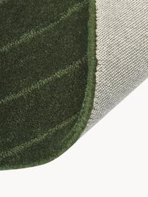 Tapis en laine tuftée main Mason, Vert foncé, larg. 80 x long. 150 cm (taille XS)