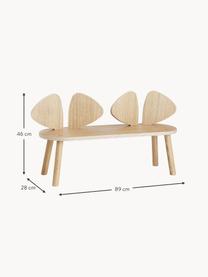 Holz-Kinderbank Mouse, Eichenholzfurnier, lackiert

Dieses Produkt wird aus nachhaltig gewonnenem, FSC®-zertifiziertem Holz gefertigt., Eichenholz, B 89 x H 46 cm