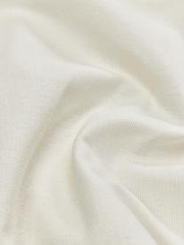 Funda de cojín bordada de algodón texturizada Izad, Exterior: 100% algodón Adorno, Marrón, negro, blanco crema, An 45 x L 45 cm