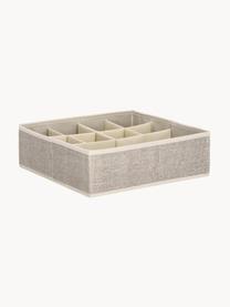 Caja Tidy, An 32 cm, Fibra sintética, Tonos beige, An 32 x F 32 cm