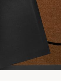 Polyamid-Fussmatte Cozy Welcome, Vorderseite: Polyamid, Rückseite: Gummi, Braun, Schwarz, B 45 x L 75 cm