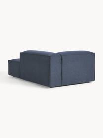 Diván modular Lennon, Tapizado: 100% poliéster Alta resis, Estructura: madera contrachapada de p, Patas: plástico Este producto es, Tejido azul oscuro, An 119 x F 180 cm, chaise longue derecha