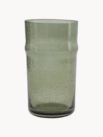 Szklanka Rain, 2 szt., Szkło, Szałwiowy zielony, półtransparentny, Ø 8 x W 14 cm, 470 ml