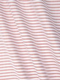 Baumwoll-Kissenbezug Ellie, fein gestreift, 65 x 65 cm, Webart: Renforcé Fadendichte 118 , Weiss, Rot, B 65 x L 65 cm