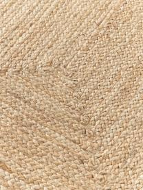 Handgewebter Jute-Läufer Clover, 100 % Jute

Zertifiziert nach Oeko-Tex-Standard 100, Klasse 1., Braun, Weiss, B 80 x L 250 cm