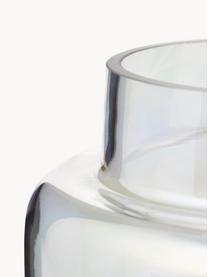 Glazen vaas Lasse, iriserend, Glas, Transparant, iriserend, Ø 16 x H 14 cm