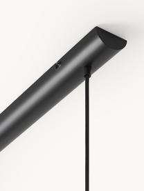 Veľké závesné svietidlo Cassia, Čierna, priehľadná, Ø 15 x V 40 cm