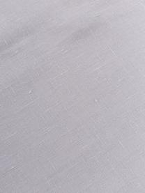 Torchon lin gris clair Heddie, 100 % pur lin, Gris clair, larg. 50 x long. 70 cm