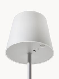 Stmievateľná stolová lampa s USB pripojením Fausta, Biela, Ø 13 x V 37 cm