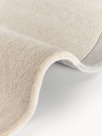 Alfombra artesanal de lana Luke, Parte superior: 100% lana, Reverso: 100% algodón El material , Tonos beige y grises, An 200 x L 300 cm (Tamaño L)