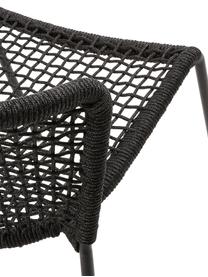 Gartenstühle Mathias, 2 Stück, Sitzschale: Polyester, UV-stabilisier, Beine: Metall, pulverbeschichtet, Dunkelgrau, B 55 x T 62 cm