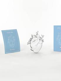 Design vaas Love in Bloom van glas, H 24 cm, Glas, Transparant, B 17 x H 24 cm