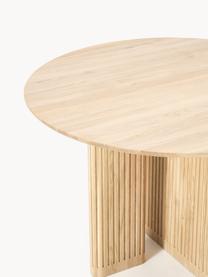 Table ronde en chêne Jolka, Ø 120 cm, Chêne laqué, Ø 120 cm