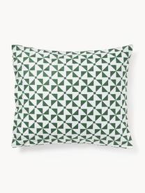 Katoenen kussenhoes Benson, Weeftechniek: renforcé Draaddichtheid 1, Groen, B 60 x L 70 cm