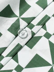 Katoenen kussenhoes Benson, Weeftechniek: renforcé Draaddichtheid 1, Groen, B 60 x L 70 cm