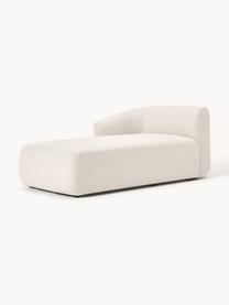 Modulo angolare Sofia, Rivestimento: 100% polipropilene Il riv, Struttura: legno di abete, truciolat, Piedini: plastica Il materiale uti, Tessuto bianco crema, Larg. 185 x Prof. 92 cm, chaise longue a destra