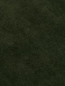 Fluwelen stoelen Jasper, 2 stuks, Bekleding: fluweel (hoogwaardig poly, Poten: gepoedercoat metaal, Donkergroen, B 49 x D 57 cm