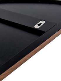 Nástěnné zrcadlo May, Tmavé dřevo, Š 37 cm, V 75 cm