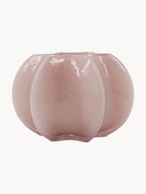 Vaso in vetro soffiato Romantic, alt. 12 cm, Vetro, Rosa chiaro, Larg. 18 x Alt. 12 cm