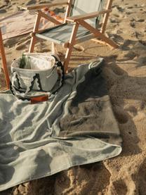 Toalla de playa Wave, 100% algodón, Tonos verdes, An 86 x L 168 cm