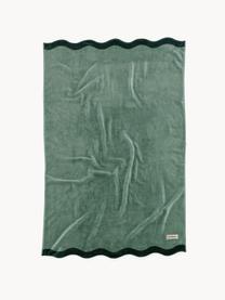 Ręcznik plażowy Wave, 100% bawełna, Odcienie zielonego, S 86 x D 168 cm