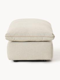 Pouf XL Felix, Tissu beige clair, larg. 140 x prof. 60 cm