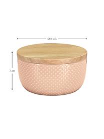 Boîte de rangement salle de bains Dotty, Rose, Ø 11 x haut. 7 cm